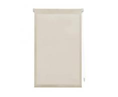 Blindecor Aure | Estor enrollable Easyfix translúcido liso - Marrón claro, 87 x 180 cm (ancho por alto) | Tamaño de la Tela 84 x 175 cm | Estores sin herramientas para ventanas