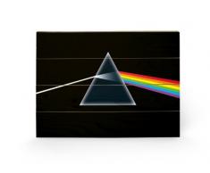 Pink Floyd Pyramid International SW10346P - Cuadro sin Marco con diseño Dark Side of The Moon (Producto Oficial, 40 x 59 cm), Color Negro