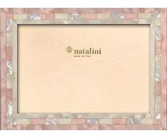 NATALINI, QH ROSA 10X 15 cm, Marco de fotos con soporte para mesa, madera, rosa,tamaÃ±o exterior 13 X 18 X 1,5 cm
