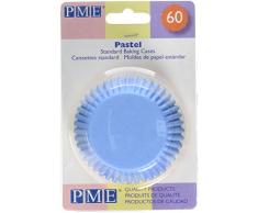 PME Estuches de Papel Color Pastel para Hornear Magdalenas, TamaÃ±o EstÃ¡ndar, Paquete de 60
