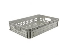 keeeper Robert Cajas de almacenaje, Light Gris, 60 x 40 x 12 cm