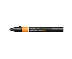 Winsor & Newton 0205404 ProMarker Neon - Rotulador profesional (2 puntas, fino y ancho, para dibujos, diseÃ±o y diseÃ±os), color naranja