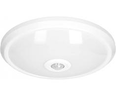 Adviti ZONDA LED EMERGENCY Plafon con Sensor de Movimiento IP20 4000K Policarbonato de Leche Blanco (12W con baterÃ­a)