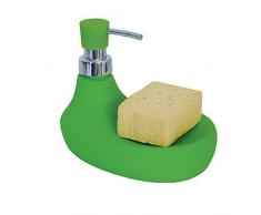 MSV 110458 - Malaga Esponja y escurreplatos dispensador de jabÃ³n Verde