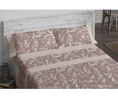 Burrito Blanco | Juego de sÃ¡banas 694 Beige | para Cama de 90 cm (+ Medidas Disponibles) | SÃ¡banas 90 | Cama indivual 90