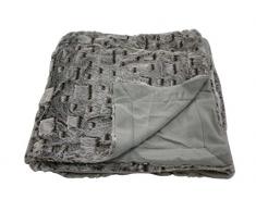 Eminza Manta Suave Savana Gris