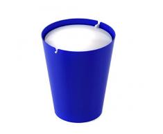 Outlook Design Smarty II Bin Papelera con Tapa basculante de ABS, Marino