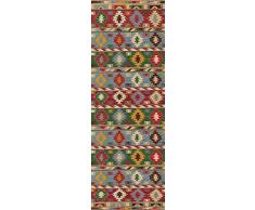 Vilber Kilim.2578 DU 01 78X225 Alfombra, Vinilo, Multicolor, 78 X 225