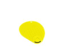 KUHN RIKON - Esponja Estropajo de Silicona con rascador para Limpieza (Amarillo, Silicona, Suave, 130 mm, 100 mm)
