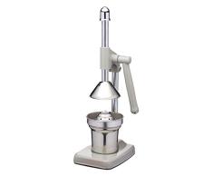 KitchenCraft Living Nostalgia Exprimidor Manual de Palanca, 18 x 12 x 36,5 cm - Gris
