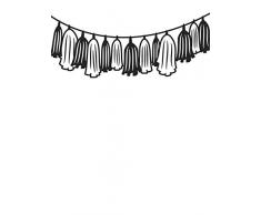 Darice A6, Carpeta de estampaciÃ³n, Plantilla Tassels