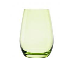 Vasos Elements de StÃ¶lzle Lausitz, Verde, 465 ml, Juego de 6 Unidades, compatibles con lavavajillas, Vasos de Colores