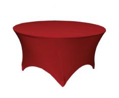 La Lino Gingham a Cuadros Mantel Cuadrado Blanco//Rosa 228.6 x 228.6 x 0.04 cm poli/éster