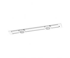LEDVANCE Luminaria LED bajo armario, 7W, 2x 200 lumen, 4000K, carril magnético para la instalación flexible de focos