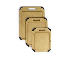 LACOR Tabla Corte, Fibra Madera + Silicona, Natural, Grande