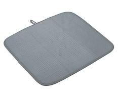 SINK MANAGEMENT KitchenCraft Alfombrilla Secadora para Platos de Microfibra 40 x 45 cm Gris