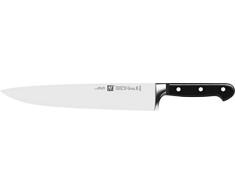 ZWILLING Cuchillo de cocina, Longitud de la hoja: 26 cm, Hoja ancha, Mango especial de acero inoxidable/plÃ¡stico, Profesional S