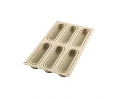 Silikomart 25.275.13.0065 Set 2 moldes en Silicona Pop Eclair by, gris