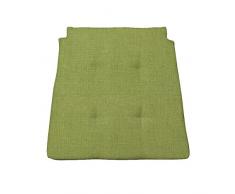 COTTON & COLOR CTRS3176 - Funda para Silla (algodón, 38 x 40 x 3,5 cm), Color Verde