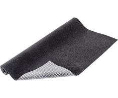Wenko Esterilla de ProtecciÃ³n Antideslizante de Fieltro, PoliÃ©ster, Antracita, 72x54x3 cm