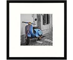 Henzo Umbria 20x20 Frame Schwarz Marco de Fotos, Madera, Negro, 20 x 20 x 1.4 cm