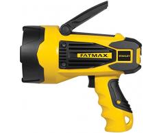 Stanley FATMAX SL10LEDS Linterna Recargable con Reflector LED de 920 lúmenes con Cargador USB, Amarillo