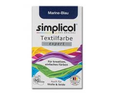 Simplicol Expert Fabric Dye Tinte de Coloración para Textiles: Lavado a Mano o Lavadora - Tiñe y Restaura Sus Telas y Ropa - Azul Marino
