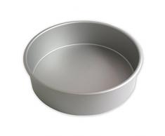 PME Molde para Pastel Redondo de Aluminio Anodizado Profundidad de 12 x 3-Pulgadas