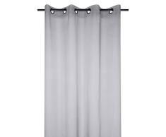 Lovely Casa Monna R61697001VL - Visillo de poliÃ©ster, 135Â x 260Â cm, 100% poliÃ©ster, gris, 135x260x cm
