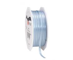 C.E, pattberg präsent 3 mm 50 m de cinta de doble cara de satén, azul claro