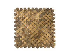 Creative Tops Naturals - Manteles Individuales (Madera, 30 cm, 2 Unidades), diseÃ±o de cÃ­rculos, Color marrÃ³n