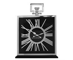 Premier Housewares Kensington Reloj de Pared, Metal, Negro, 33 x 8 x 42 cm