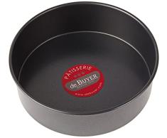 DE BUYER -4718.16 - Molde redondo para tartas, 5 cm de altura y 16 cm de diÃ¡metro