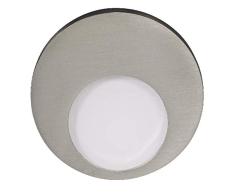 Zamel Ledix - Aplique de pared LED, metal, acero