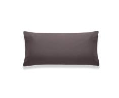 Sancarlos â Funda Almohada Combicolor, Color Gris Oscuro, 100% AlgodÃ³n percal, Almohada Cama de 135 (45x155)
