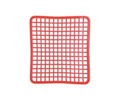 Excelsa Rainbow Alfombra Fregadero, Rojo