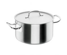 Lacor - 50029 - Cacerola Alta Con Tapa Chef Classic 28cm Inox