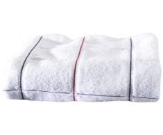 Buscher 20177-100 Maritim - Toalla para Sauna (70 x 200 cm, 100% algodón), Color Blanco