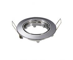 V-TAC VT-778 - Cuenco para foco (GU10, cromado, VT-778 x 2, plÃ¡stico, otros materiales, 65 mm)