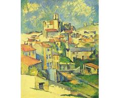 Legendarte Paul Cezanne Gardanne Impresión Digital sobre Lienzo, cm. 80x100