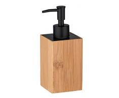 Wenko 23984100 Padua - Dispensador de jabón líquido (0,21 L, bambú, 8 x 18 x 7 cm), Color marrón