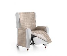 Eysa Oslo Funda, Poliéster, Beige/Crudo, 1 Plaza 55cm. Válido para sofá Desde 60 a 110 cm