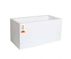 Zanvic Jardinera Rodr-I, Blanco, 60X20 cms