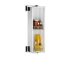 Croydex Ottawa - Armario Giratorio de Pared para baño (600 mm, Acero Inoxidable)