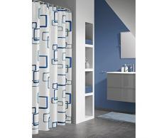 Sealskin Cortina de Ducha Retro, 180 x 200 cm, PEVA PlÃ¡stico, Azul