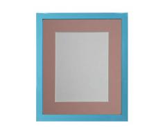FRAMES BY POST - Marco de Fotos de plástico con Soporte Rosa de 10 x 8 Pulgadas (15,2 x 12,7 cm), Color Azul