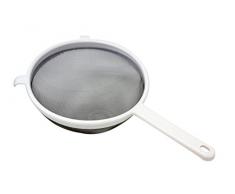 Fackelmann Colador 20Cm, Polipropileno, Inoxidable y Blanco, 20 cm