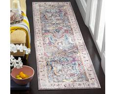 Safavieh btl357Â a-28Â Bristol Collection Camino de Mesa, 2Â 3Â x 8, Color Gris