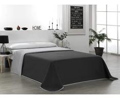 Martina Home Colcha BoutÃ­ Reversible, Gris Negro, Cama 135