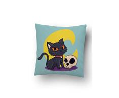 Lulu Home - Funda de Almohada, Multicolor, 45 x 45 cm